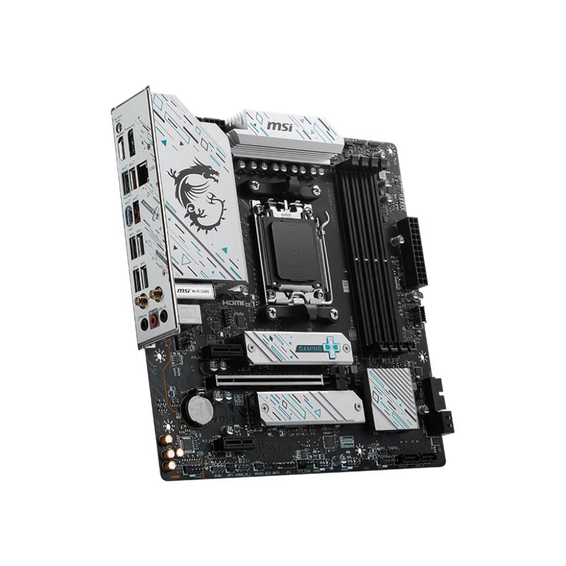 MSI B650M GAMING PLUS WIFI DDR5 6400MHZ 1XHDMI 1XDP 2XM.2 USB 3.2 AM5 MATX (AMD AM5 9000/8000/7000 SERİLERİ İLE UYUMLU)
