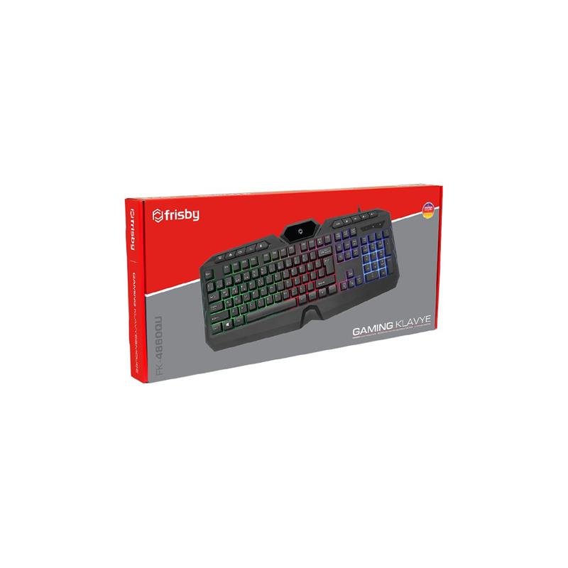 FRISBY FK-4860QU USB Q TR MM SİYAH KABLOLU GAMING KLAVYE